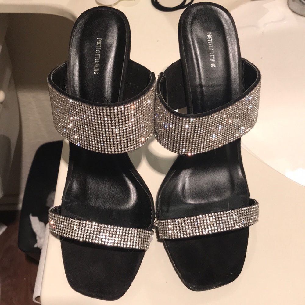 Pretty Little Thing Rhinestone Heels
